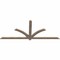Ekena Millwork Redmond Smooth Timber Gable Bracket, Douglas Fir, 84"W x 35"H x 1 1/2"D x 3 1/2"F, 10/12 Pitch GBW084X35X0204RED00SDF - alternate 2
